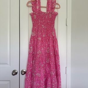 Floral Pink Maxi Dress